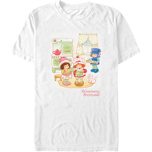 Bakning med vänner Jordgubbspaj T-shirt L