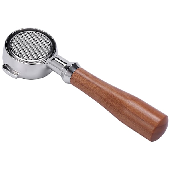 2X 58mm Kaffemaskin i rustfritt stål e61 Baseløs filterholder Kaffebottomfri håndtak Kaffe