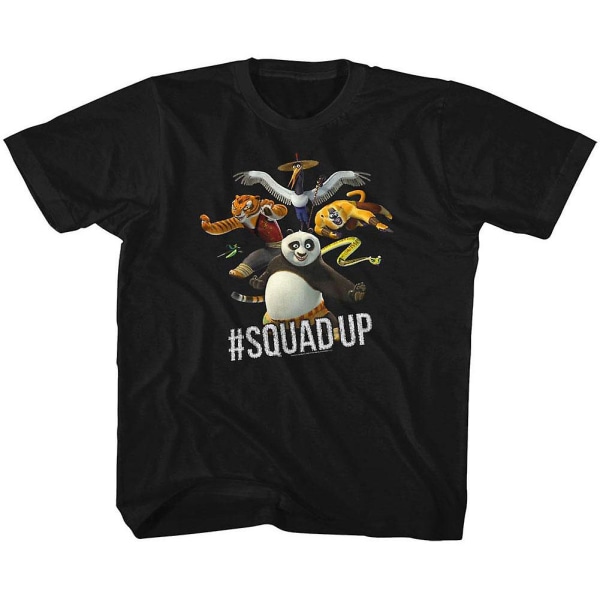 Kung Fu Panda Squad Up Ungdom T-shirt XXL