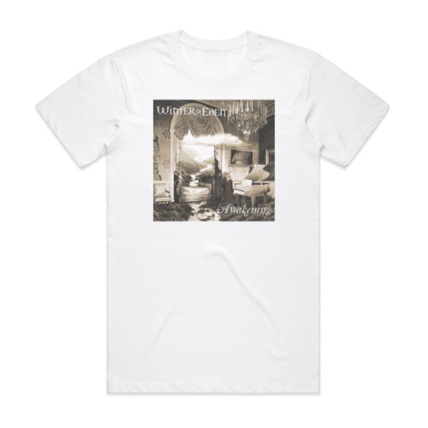 Winter in Eden Awakening Album Cover T-shirt Vit XXXL