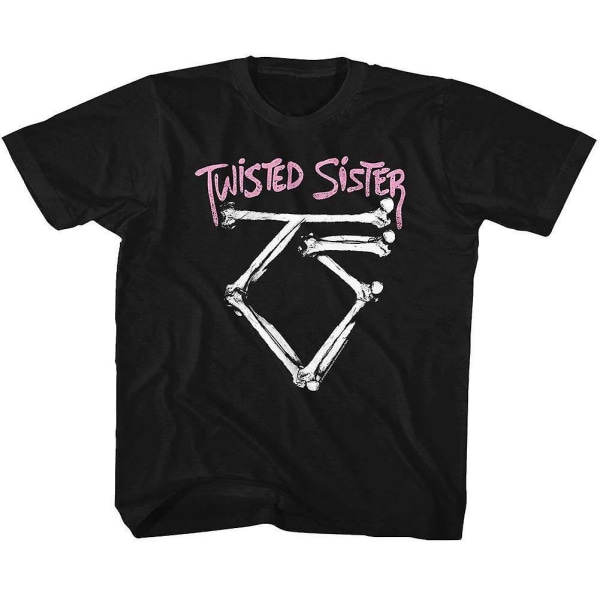 Twisted Sister Bone Logo Nuorten T-paita XL