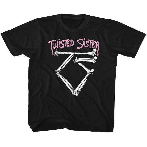 Twisted Sister Bone Logo Ungdom T-shirt L