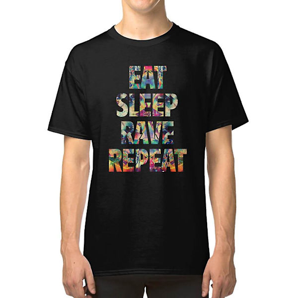 Eat Sleep Rave Repeat -paita XXXL