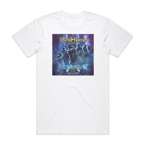 Wind Rose Wardens Of The West Wind Album Cover T-shirt Vit XL