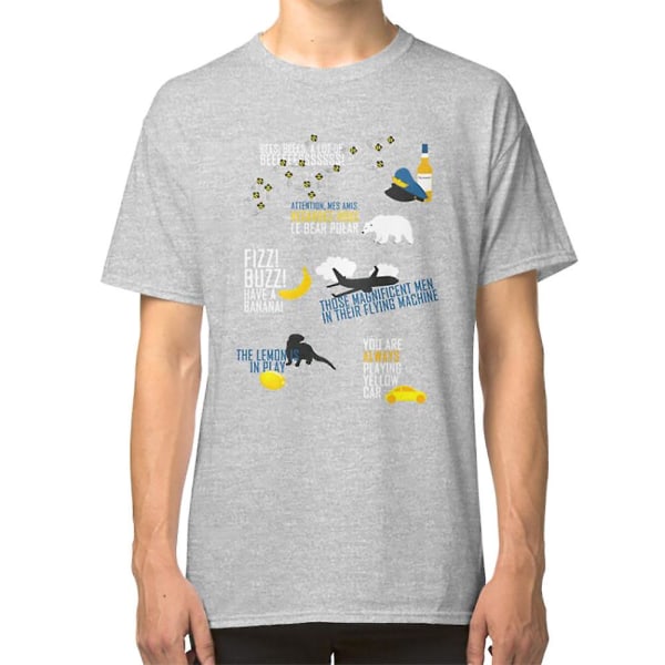 Cabin Pressure T-skjorte grey XL