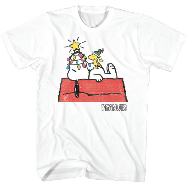 Snoopy Julbelysning Peanuts T-shirt M