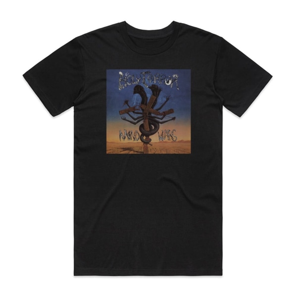 Holy Terror Mind Wars Album Cover T-Shirt Svart M