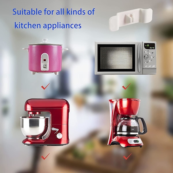 2-pack sladdorganiserare för apparater, sladdomslag för köksmixer, sladdförvaring, tillbehör