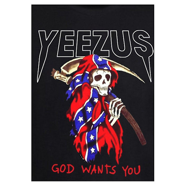 Yeezus Tour T-shirt Kanye West Döden Gud Vill Ha Dig M