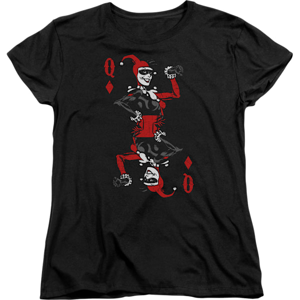Naisten Harley Quinn Pelikortti Batman -paita Uusi XL