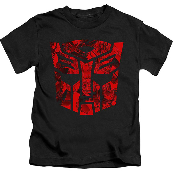 Ungdom Autobot Logo Illustrationer Transformers Shirt S