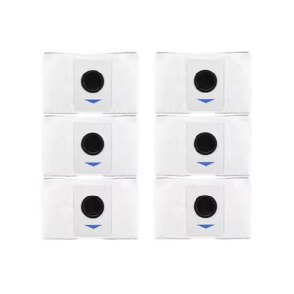 6 stk støvposer for Deebot T20/t20max/t20pro/x1 Omni/t10 Omni/turbo robotstøvsuger