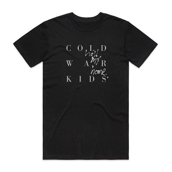 Cold War Kids Hold My Home 1 Album Cover T-Shirt Sort M