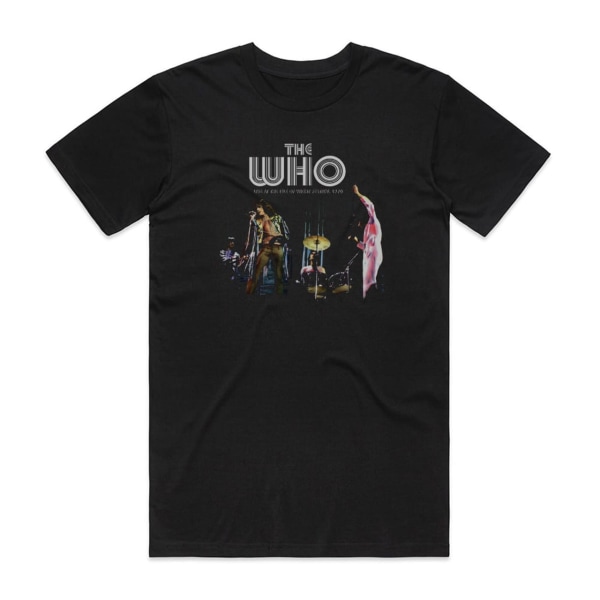 The Who Live At The Isle Of Wight Festival 1970 Album Cover T-Shirt Sort L