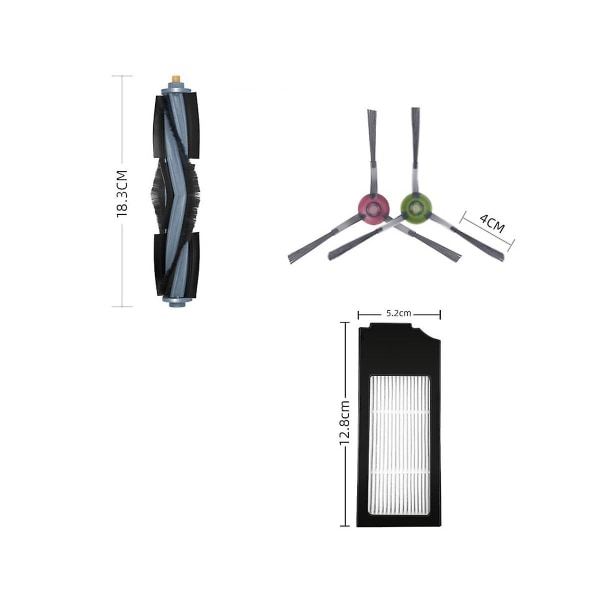 Reservedeler for X1 Omni /x1 Turbo /x1 Plus robotstøvsuger