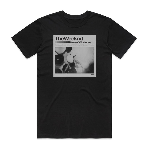The Weeknd House Of Balloons Album Cover T-Shirt Svart XL