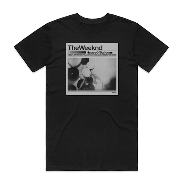 The Weeknd House Of Balloons Album Cover T-shirt Svart XXL