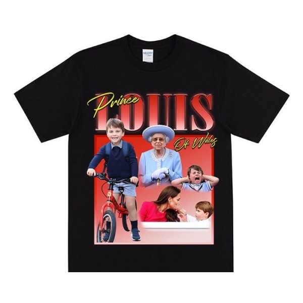 PRINCE LOUIS Homage T-shirt Black M