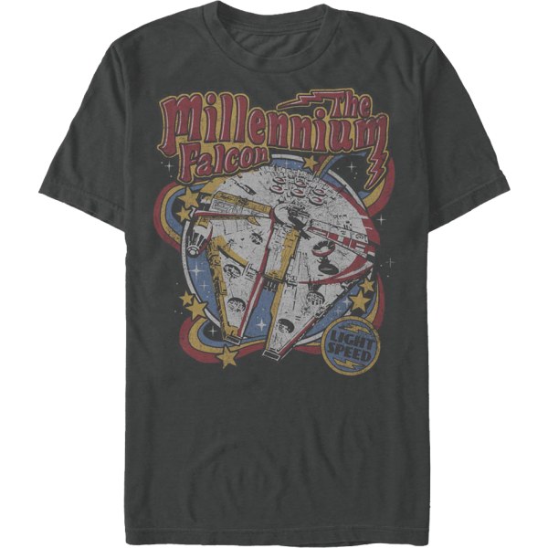 Millennium Falcon Ljushastighet Star Wars T-shirt XXXL