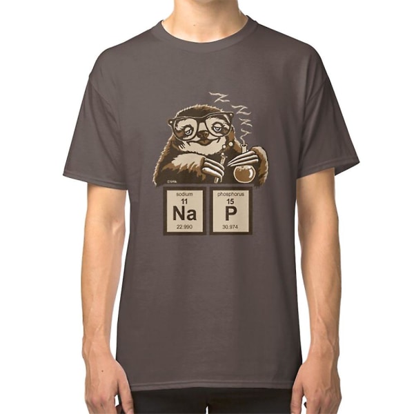 Kemi-sloth upptäckt tupplur T-shirt black XL