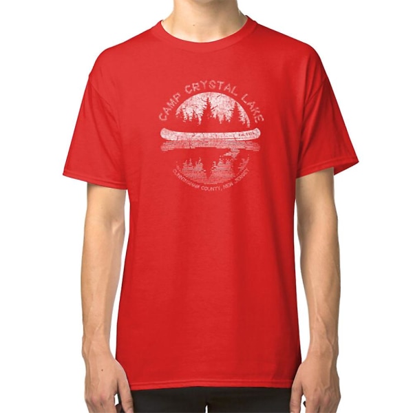 Camp Crystal Lake (Fredagen den 13:e) T-shirt red L