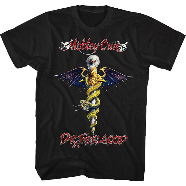 Dr. Feelgood -albumin kansikuva Motley Crue -T-paita S