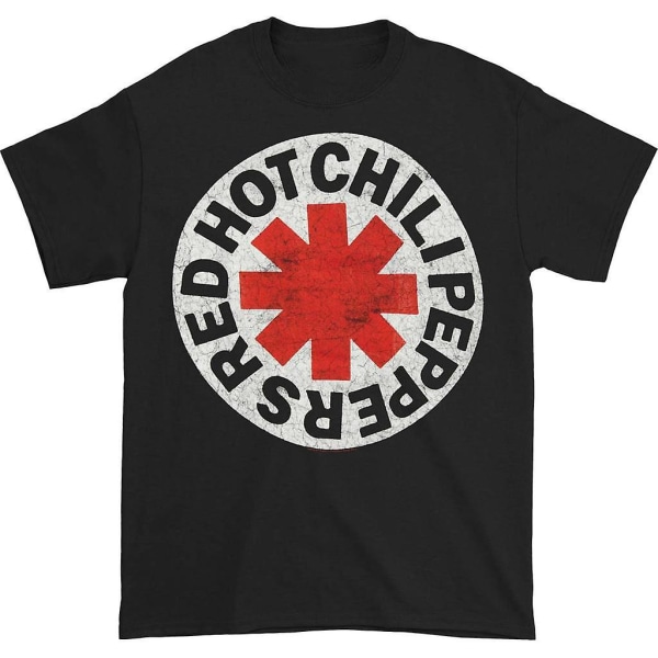 Red Hot Chili Peppers Vit Cirkel Stjärna T-shirt L