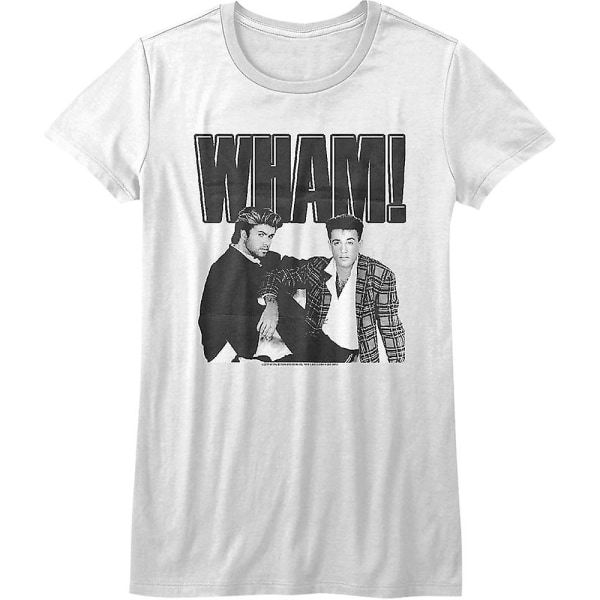 Junior svart och vit Wham shirt M