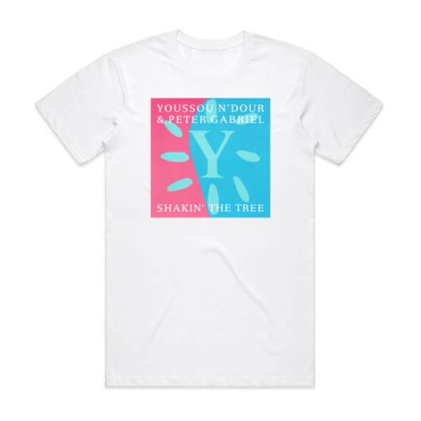 Youssou NDour Shakin The Tree Album Cover T-shirt Hvid M