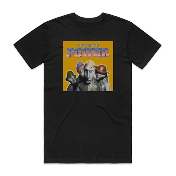 Fischmob Power Album Cover T-Shirt Sort M
