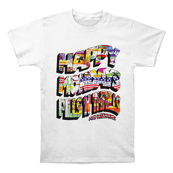 Happy Mondays Pills N Thrills Hvid T-shirt L