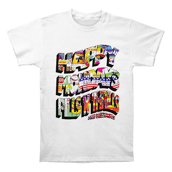 Happy Mondays Pills N Thrills Vit T-shirt XXXL