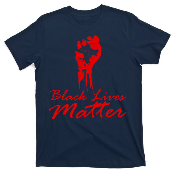 Tribute Black Lives Matter Fist T-skjorte S