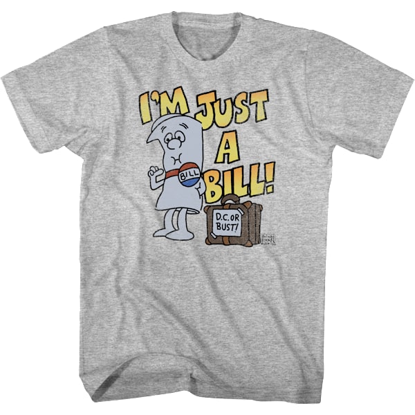 Vintage I'm Just A Bill Schoolhouse Rock T-shirt XXL