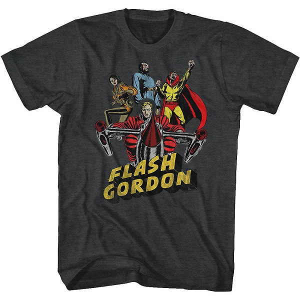 Flash Gordon T-skjorte med figurer L