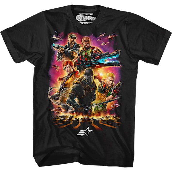 Luokiteltu Joes Collage GI Joe T-paita M