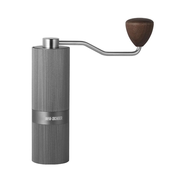 Manuell Kaffekvern 24 Posisjons Justerbar Espressomaskin Rustfritt Stål 420 Grå