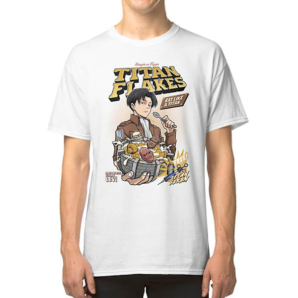 Titan Flakes (Shingeki no Kyojin) T-shirt white