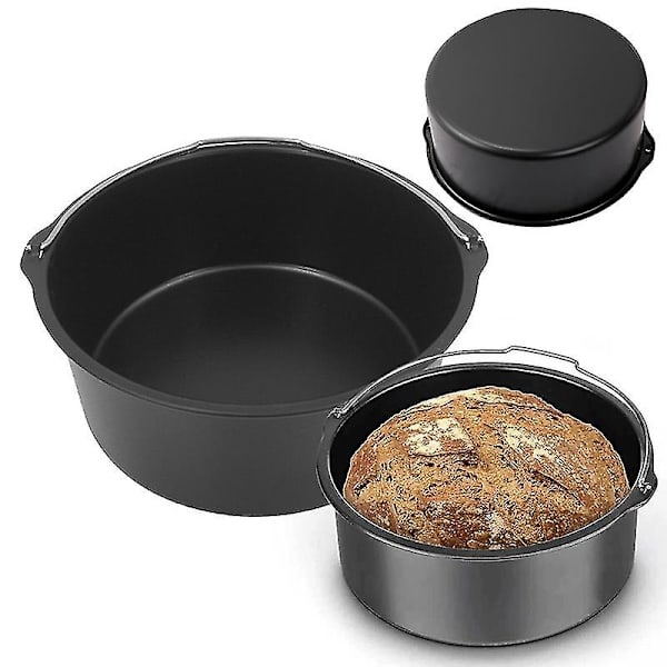 Ilmakypsennin Tarttumaton Kakkuvuoka Uuni 6/7/8 tuumaa Kotikeittiö Keittovälineet Balck(8in) 20cm