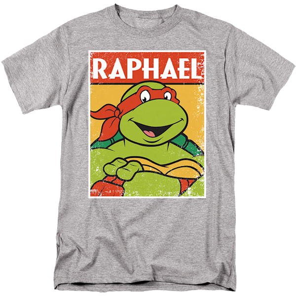 Distressed Raphael Foto Teenage Mutant Ninja Turtles T-skjorte XXXL