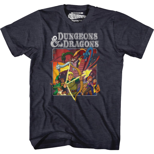 Navy Heather Tegneseriefigurer Dungeons & Dragons T-shirt S