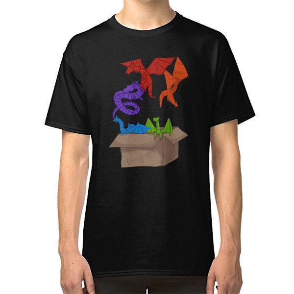Origami drage T-shirt XL
