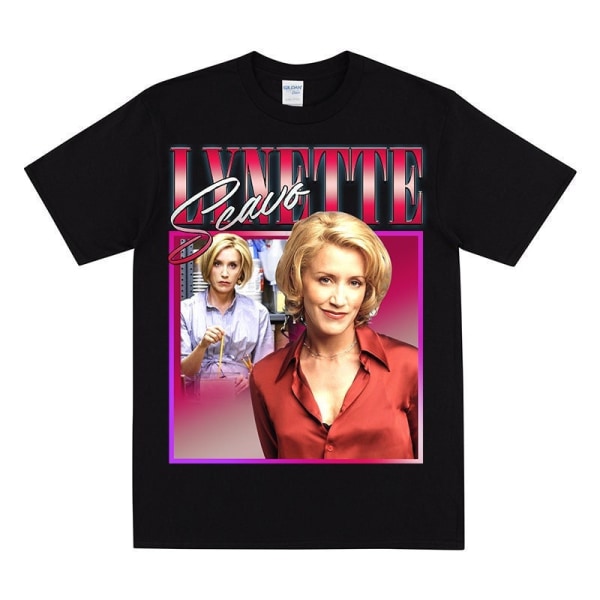 LYNETTE SCAVO Hyllest T-skjorte Black L