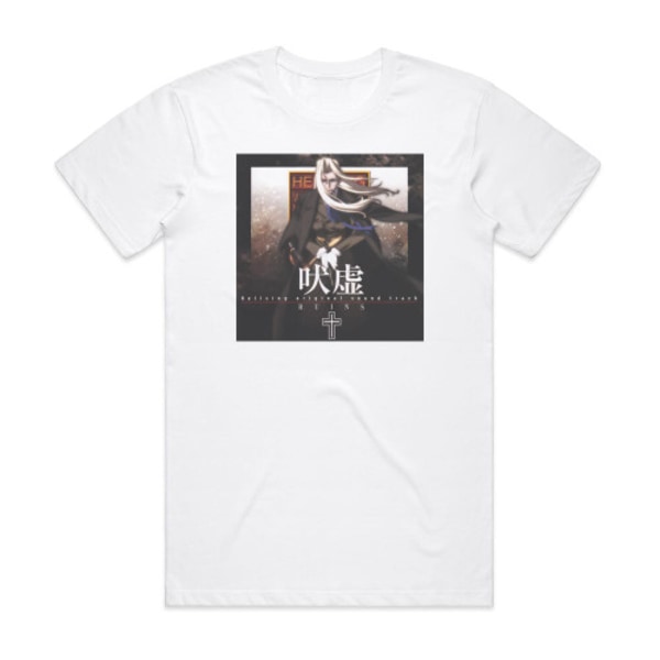 Yasushi Ishii Hellsing Original Soundtrack Ruins Album Cover T-shirt Hvid XL
