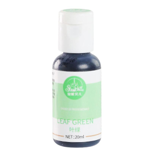 20ml Högkoncentrerad Livsmedelsfärg Lätt att Blanda Ätbara Tårta Dekoration Marsipan Färgning för Födelsedag Qinhai Dark Green