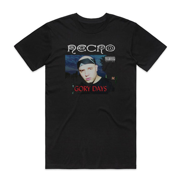 Necro Gory Days Album Cover T-Shirt Sort M