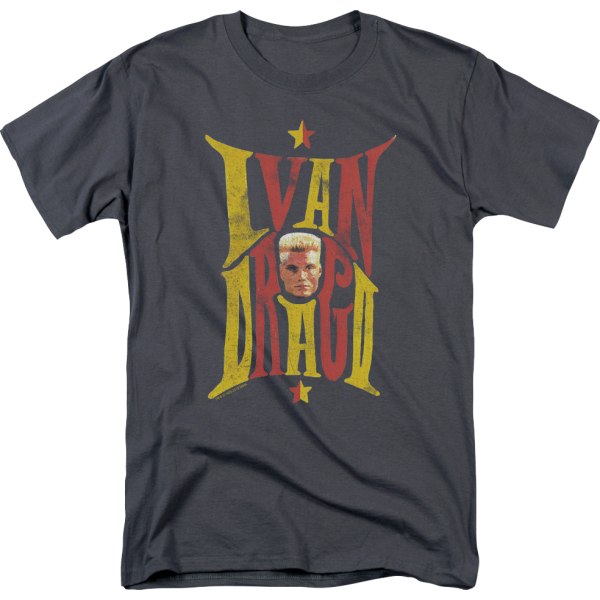 Ivan Drago Name And Face Rocky T-Shirt M