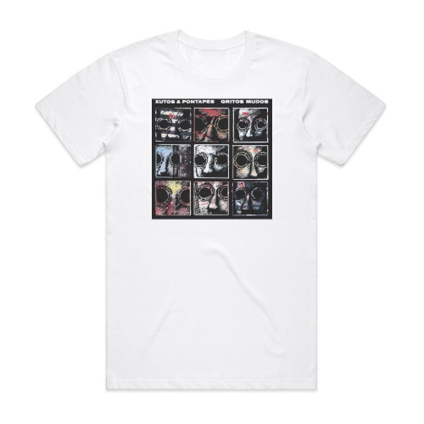 Xutos and Pontapes Gritos Mudos Album Cover T-shirt Hvid S