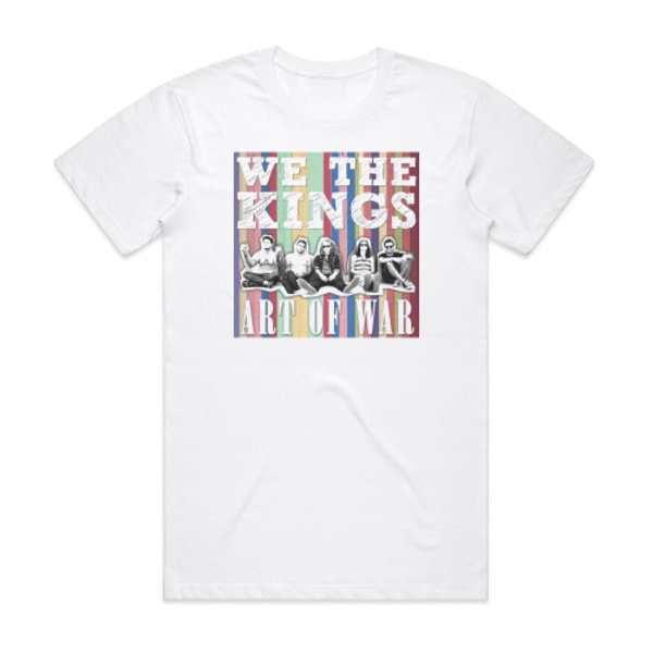 We the Kings Art Of War Album Cover T-skjorte Hvit XXL