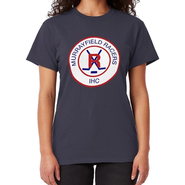 Murrayfield Racers Ishockey Retro Logo T-skjorte navy M